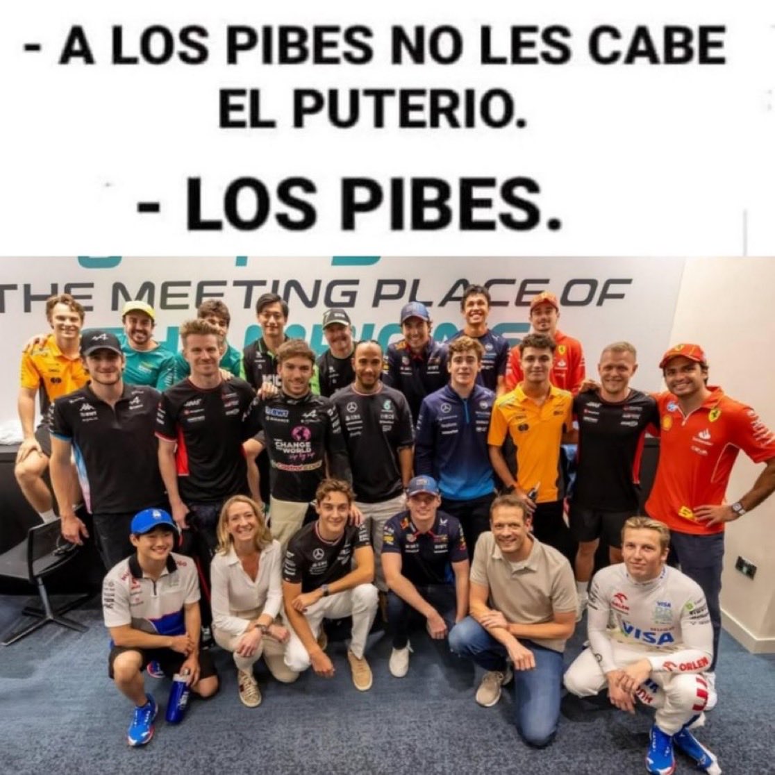 el lore de hadjar y kimi antonelli en el avion hablando tan fuerte que absolutamente todos se enteraron que van a cancelar los gp de bahrain y arabia saudita se me caen las lagrimas son estos