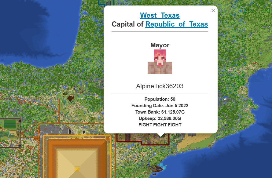 UnitedLandsMC's tweet photo. I don't think that belongs there...
Credit to _icarusrising for the screenshot of our map over at https://t.co/6MJzxQiZdy
IP: https://t.co/MUprAlunMr https://t.co/mmaFRTbqWI