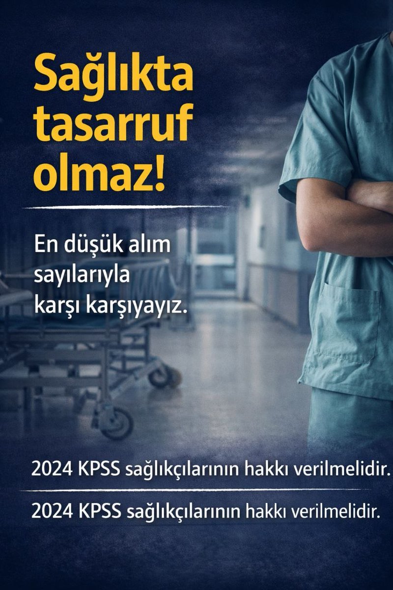 <a href="/memetsimsek/">Mehmet Simsek</a> KPSS mağduru sağlıkçılar atama istiyor. 14 Mart'ta müjde bekliyoruz.<a href="/memetsimsek/">Mehmet Simsek</a> duy sesimizi.<a href="/RTErdogan/">Recep Tayyip Erdoğan</a> <a href="/dbdevletbahceli/">Devlet Bahçeli</a> <a href="/drmemisoglu/">Prof. Dr. Kemal Memişoğlu</a>  <a href="/memetsimsek/">Mehmet Simsek</a> <a href="/saglikbakanligi/">T.C. Sağlık Bakanlığı</a> <a href="/DrYerebakan/">Dr. Halit Yerebakan</a> <a href="/oktay_saral/">Oktay SARAL</a> <a href="/tcbestepe/">T.C. Cumhurbaşkanlığı</a> <a href="/iletisim/">T.C. İletişim Başkanlığı</a>  #ReisSağlıkçıyaMüjde2024