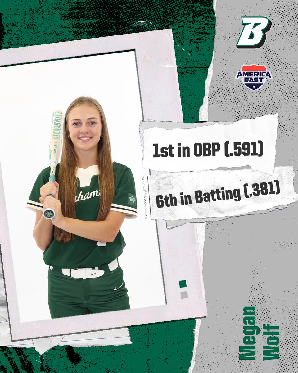BinghamtonSOFT's tweet photo. Plenty of Bearcats at the top of this week's @AmericaEast stat rankings!

#ONEBinghamton #AESB https://t.co/P7U5HIKIB3