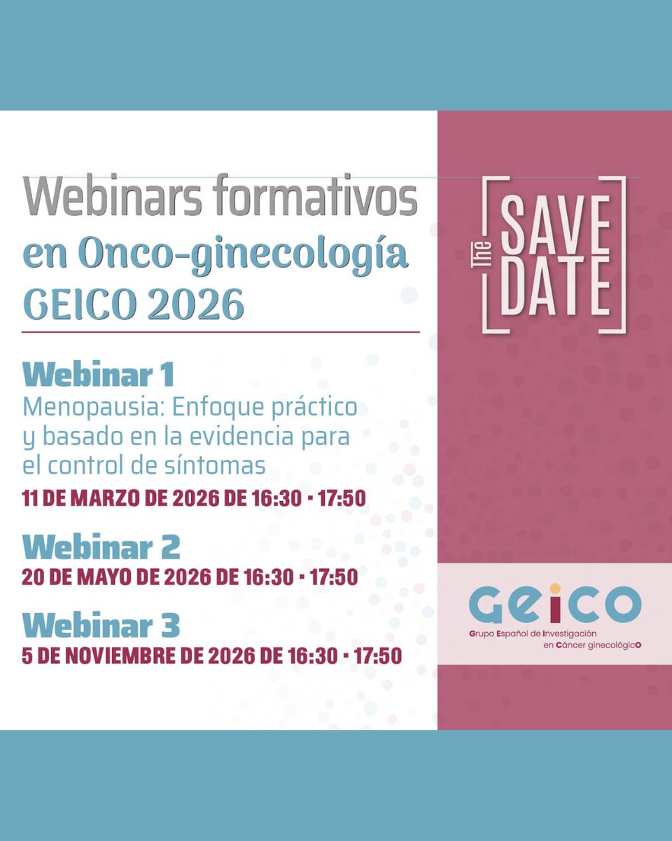 GEICO-Spanish Gynaecological Cancer Research Group tweet media