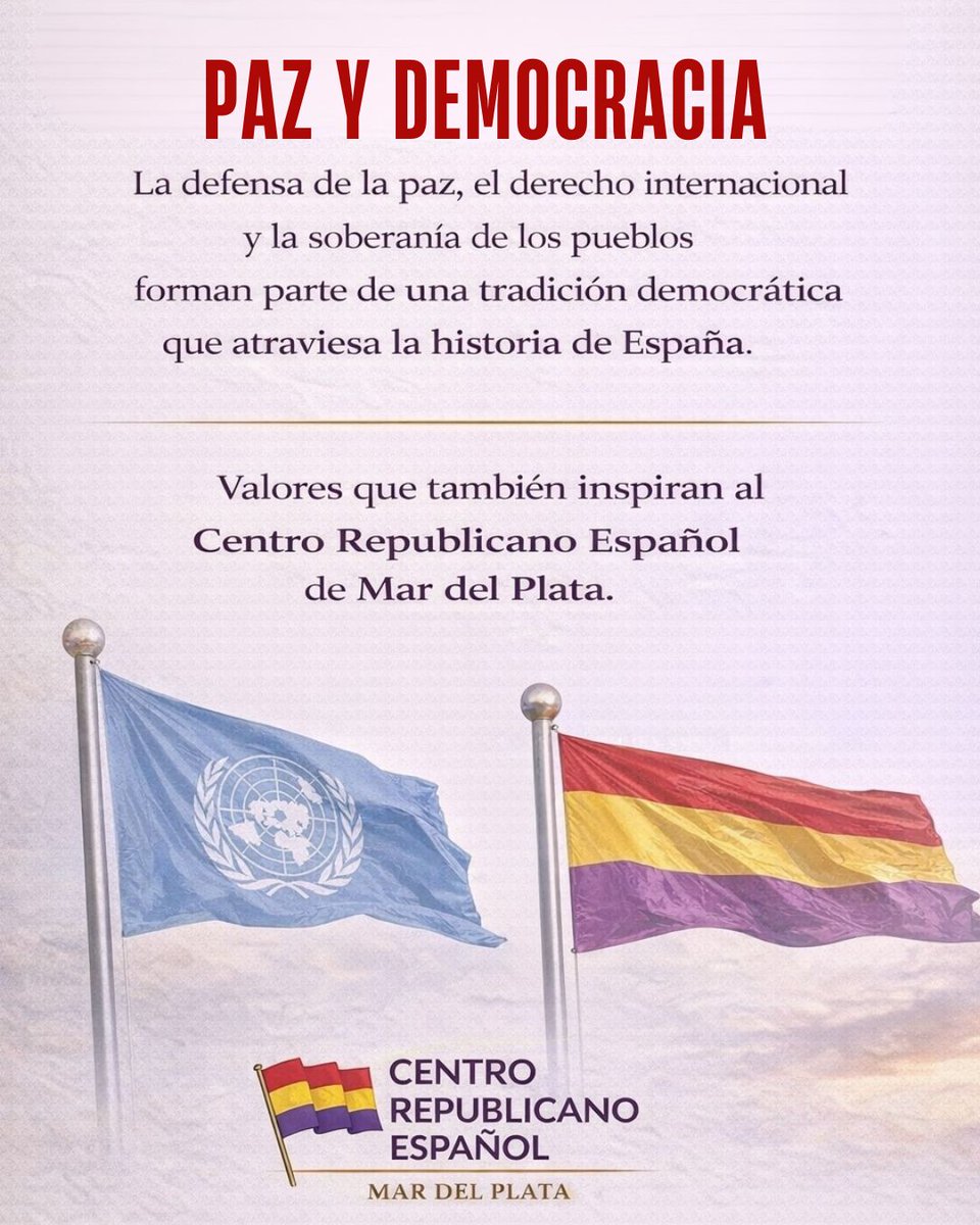 cremdp's tweet photo. España vuelve a poner en debate el rol de los países frente a los conflictos internacionales.
Soberanía, derecho internacional y paz.
💬 Abrimos la conversación:
¿Qué papel debería tener España en este tipo de situaciones internacionales?
Te leemos.
#actualidad #centrorepublicano https://t.co/9D7glyHyZd