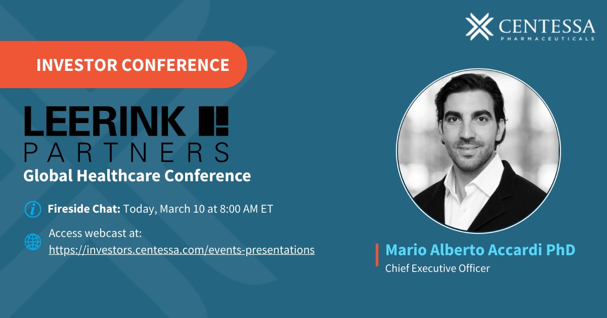 Centessa Pharmaceuticals tweet media