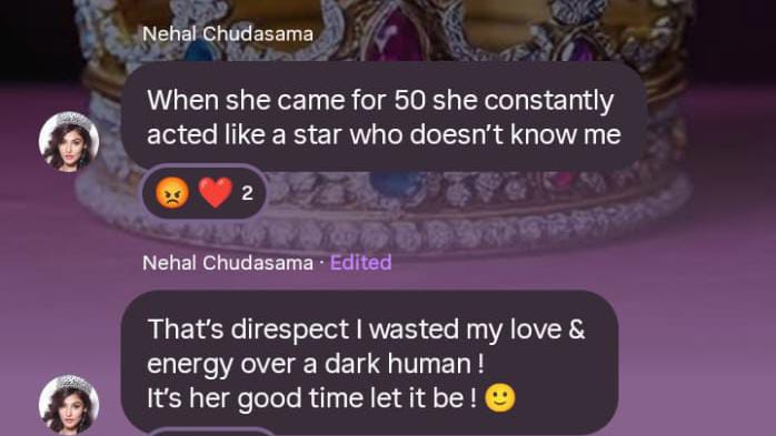 BREAKING 

Nehal Rejcted <a href="/Farrhana_bhatt/">Farrhana Bhatt</a> &amp; Now She’s Claiming She didn’t Even Get Entry To The Holi party 😂

Any BB contestant has Faced This much Rejection &amp; Embarrassment 

> Baseer
> Nehal
99th Others Rejected Farrhana 

WHAT A SHAME 😭🔥

#BaseerAli