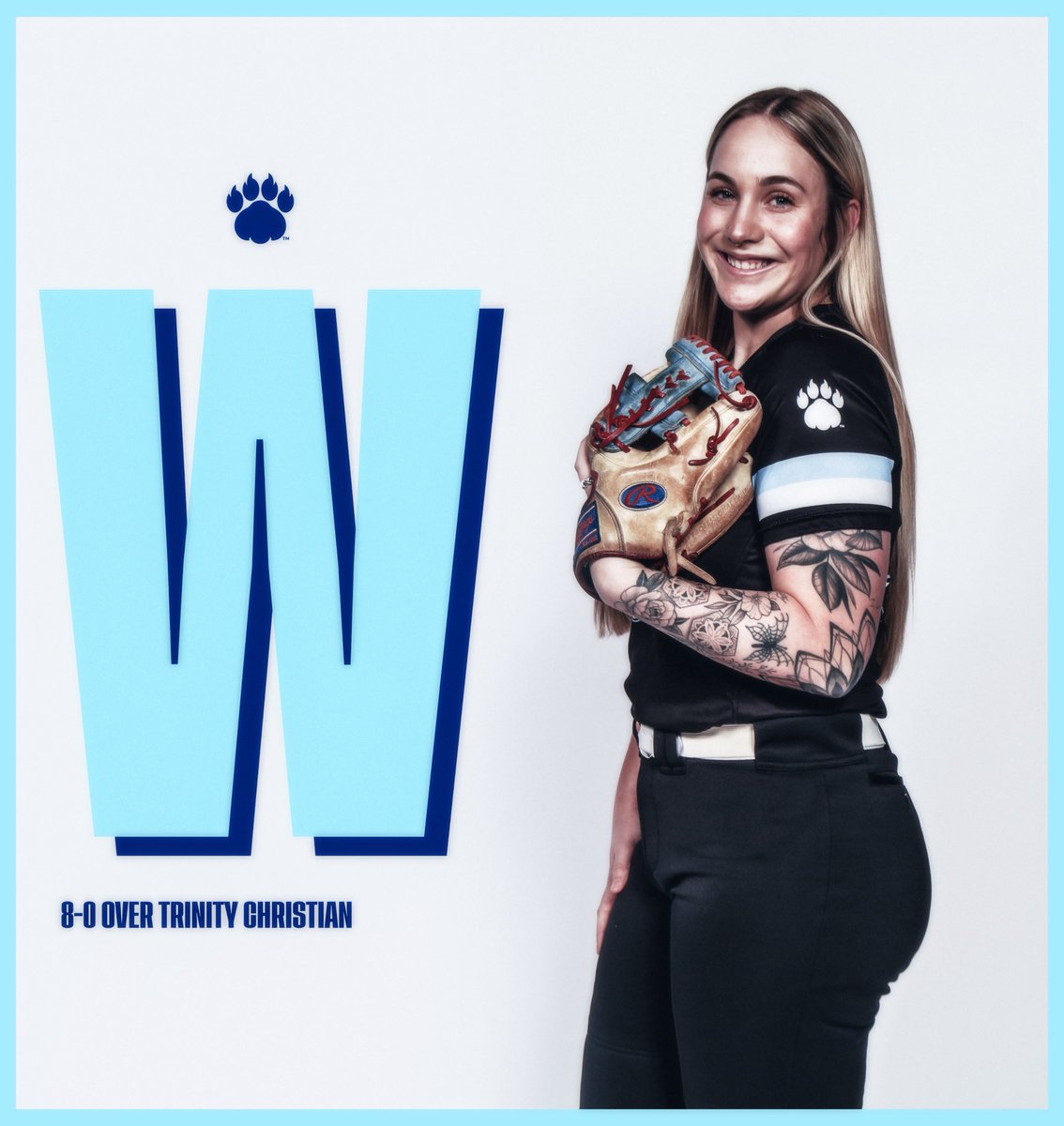 MVNU_Cougars's tweet photo. Leaving Florida with a W! Kiera Mayer’s second homer of the season helps @MVNUsoftball close the day with a convincing 8-0 win over Trinity Christian! https://t.co/dCdVDpfB9H