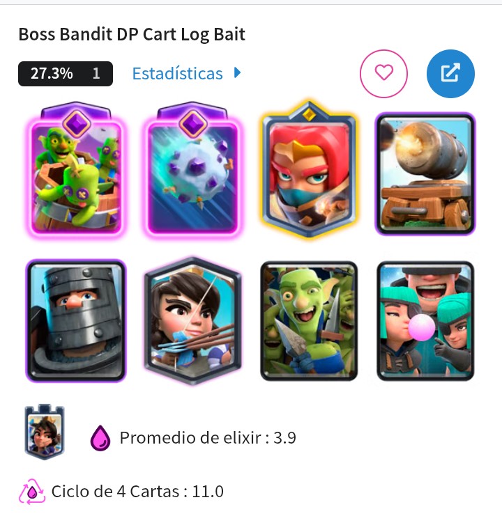 Joseantoni36367's tweet photo. Ya tenemos los mejores mazos de nuestra waifu la bandida líder para la temporada de marzo de Clash Royale que funcionan excelente en el meta actual y con mucho potencial se los recomiendo les deseó suerte 
#bossbandit
#ClashRoyale 
#royaleapi 
@abhinavupsingh 
@adrianpiedracr https://t.co/44nzfMrDYq
