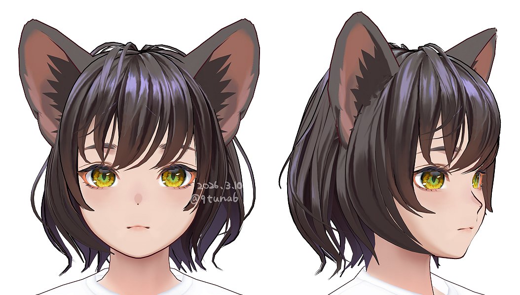 「だいぶ前のVRoidモデルをブラッシュアップしとる」|ツナのイラスト