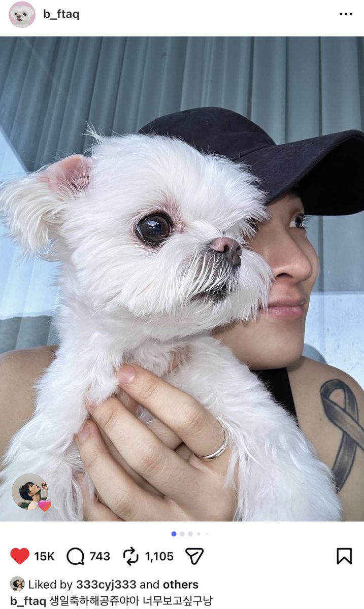 LoveisCYJ's tweet photo. 10.03.2026 IG : b_ftaq
สุขสันต์วันเกิดนะเจ้าหญิง คิดถึงมาก ๆ เลย.
🎂🐶🤍✨🌟💕
🔗 https://t.co/s94TjziiSn…
#YOUNGJAE #COCO #HBDCOCO https://t.co/D5jEVvnfkg