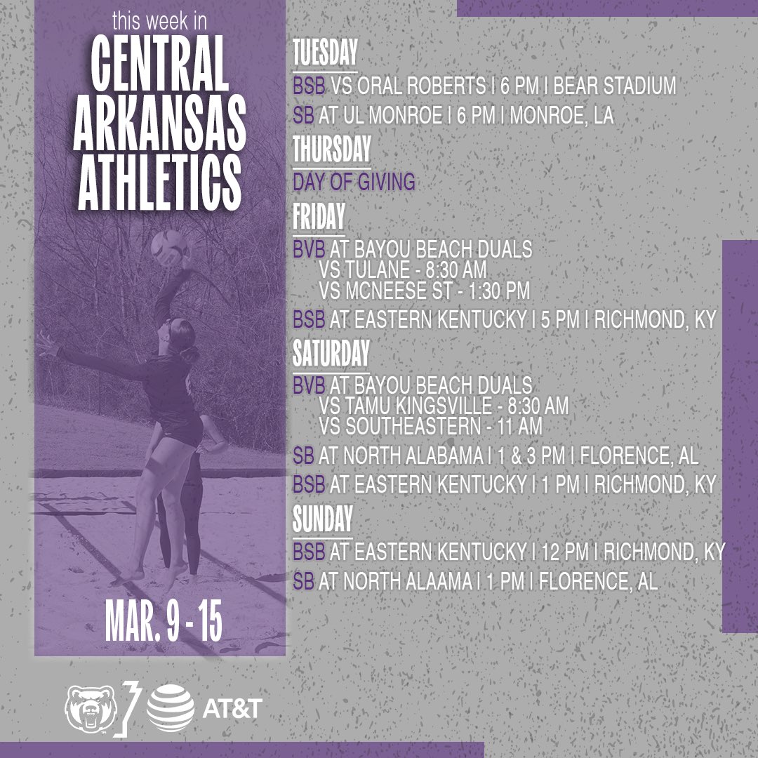 Central Arkansas Athletics tweet media
