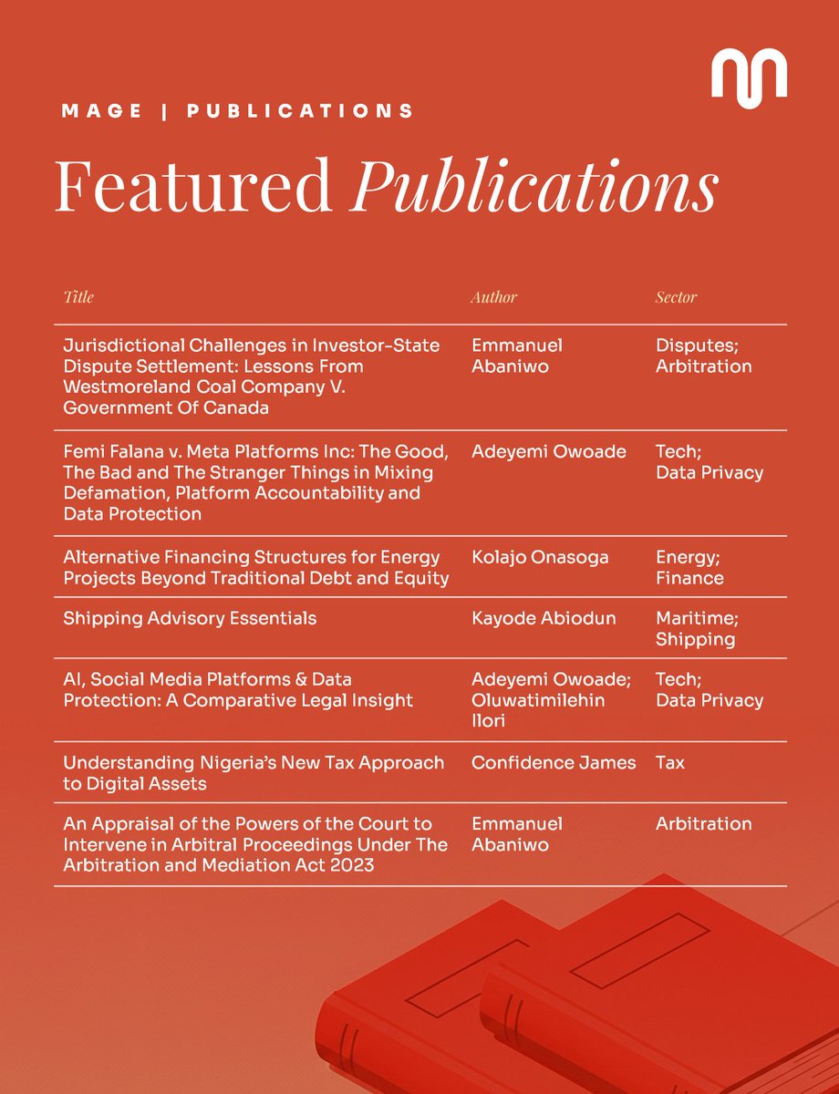 In case you missed it, check out some of Mage’s Featured Publications

#Mage #Law