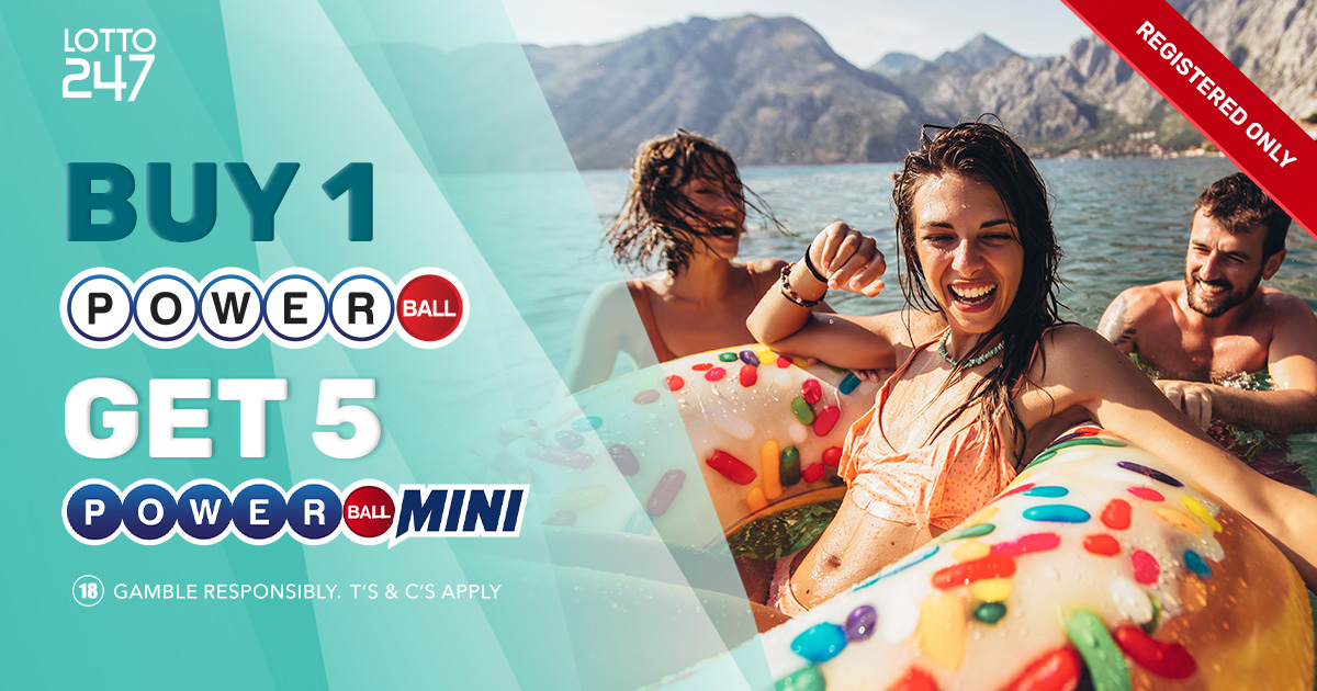 Five extra reasons to Play. 💥
Buy 1 Powerball Entry. Get 5 Powerball Mini Entries.
Stack your Entries.

#MoreEntries #PlayNow #PowerballDraw #Lotto247Global

𝗩𝗜𝗦𝗜𝗧 𝗨𝗦: bit.ly/L247_Powerball

Play Responsibly | 18+ | T&amp;Cs apply | Today Only
