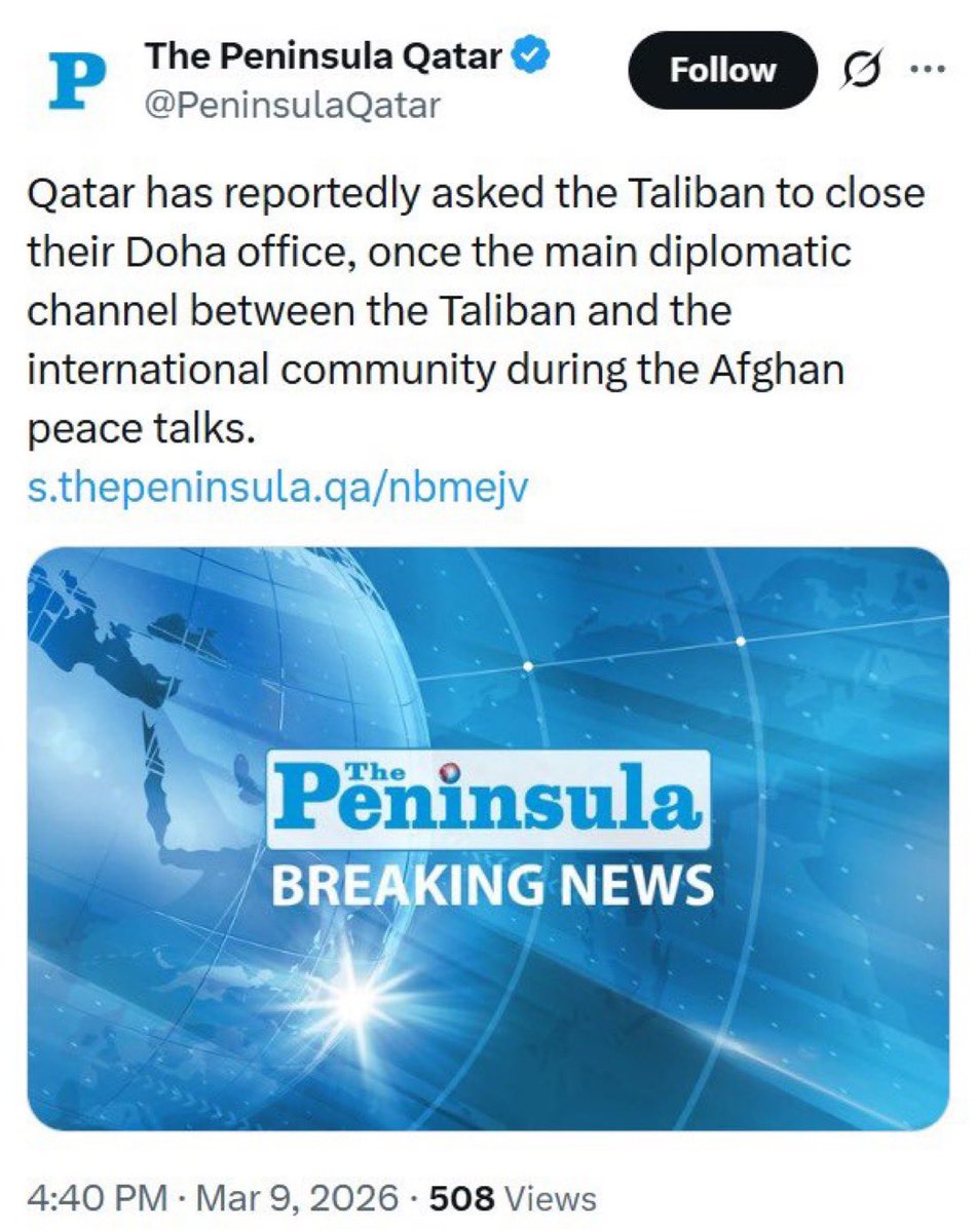 aydinguvenn's tweet photo. Eğer doğrulanırsa #Pakistan’ın #Taliban’ı yeniden izole etmesi tartışmaları gündeme gelecek

Son zamanlarda sert güçle Taliban’ı TTP’ye karşı harekete geçirmeye çalışsa da nafile.Olay ciddi sınır çatışmalarına evrilmiş durumda

Bu durum Kabil’i #Hindistan’a daha da yakışlaştırack https://t.co/SyZ28UOMPb
