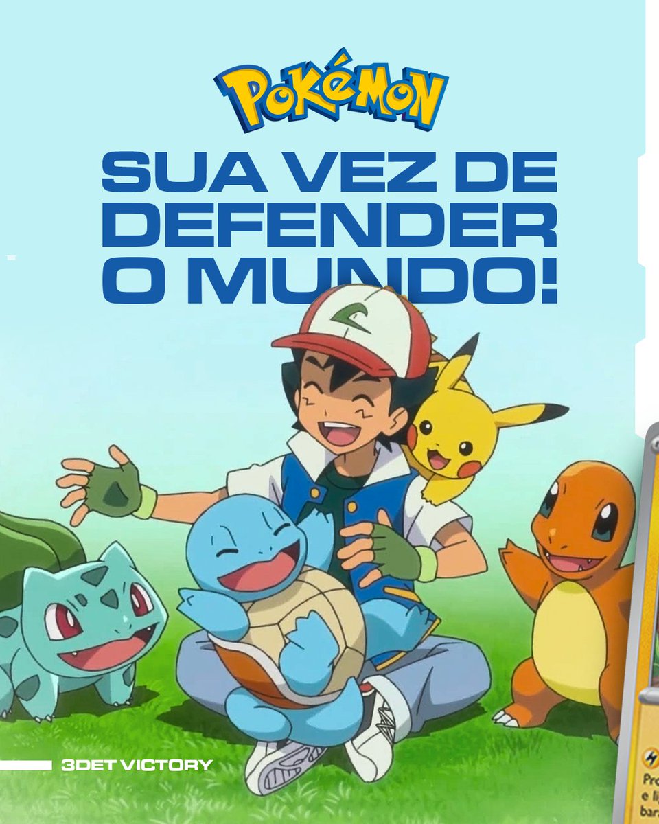 jamboeditora's tweet photo. HORA DE ENTRAR NA BATALHA ⚡
Os 30 anos de aventuras pelas terras de Kanto chegam ao sistema #3DeT Victory com POKÉMONS JOGÁVEIS 💫
🧵 https://t.co/l4gG1mfGB7