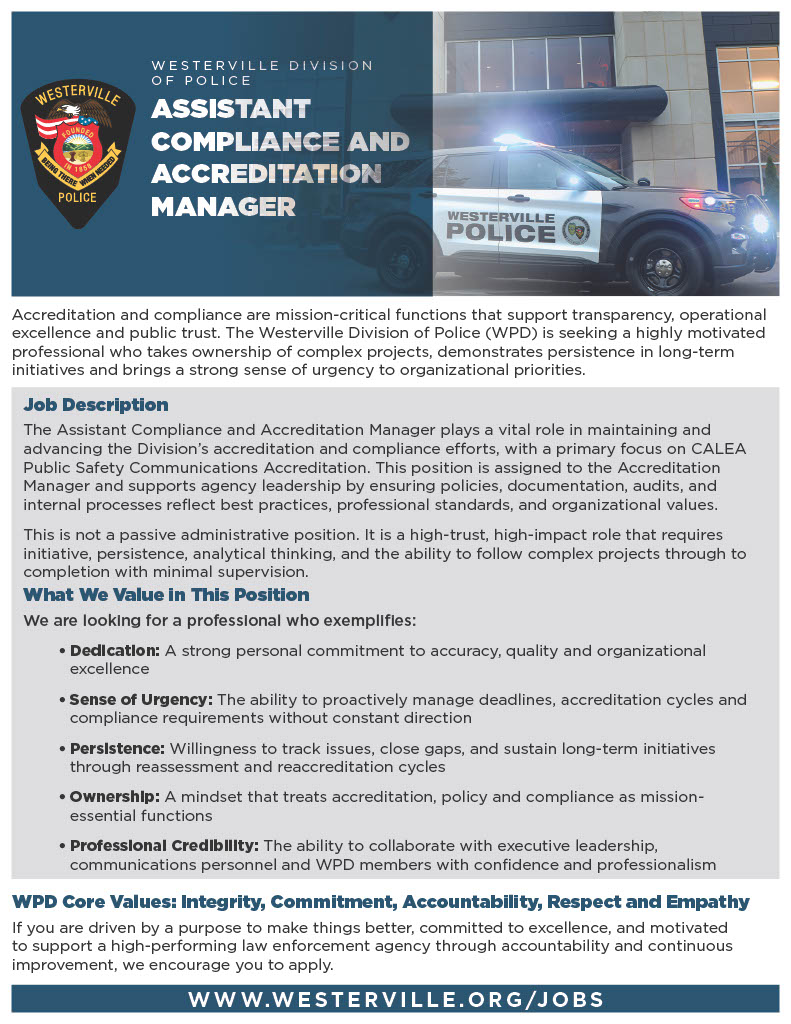 Westerville Police tweet media