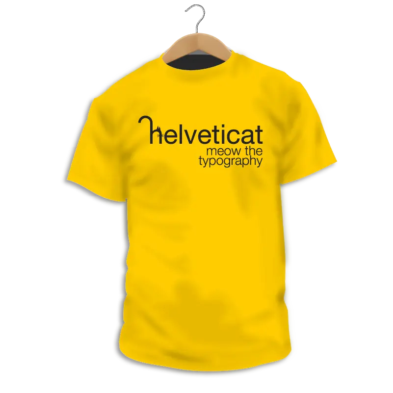Helveticat: la camiseta que une tipografía y gatos en el chiste perfecto 😺 Ideal para diseñadores y amantes de lo diferente. #helveticat #camisetafreak #tipografia
singularshirts.com/product/helvet…