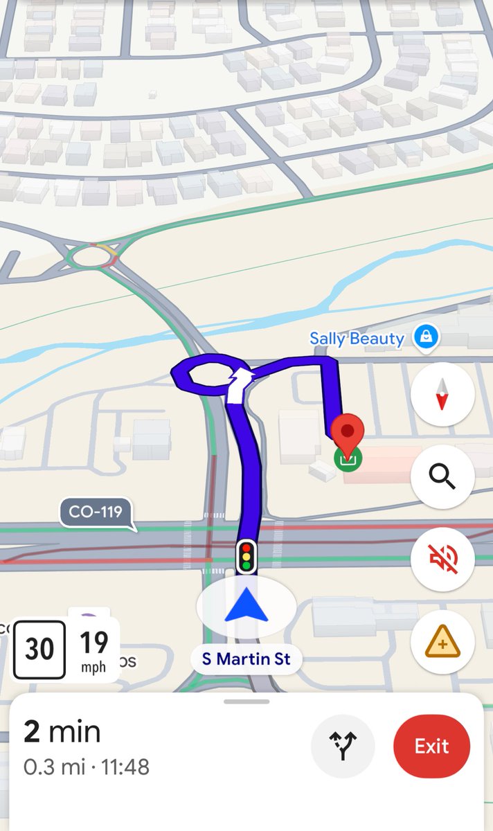 Which algorithm tells Google Maps that I should loop all around the roundabout?