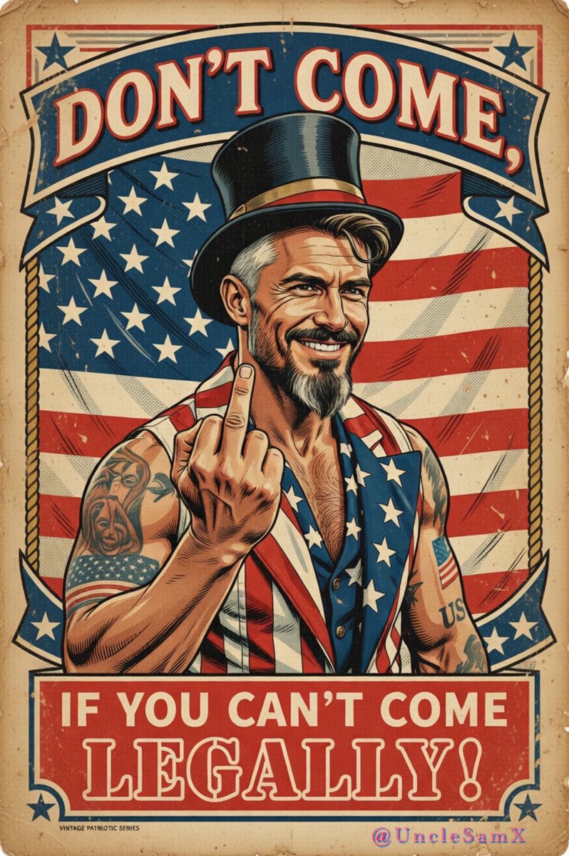 RealUncleSamX's tweet image. America 🇺🇸 the home of the free Land of the Brave! We stand for Truth Justice and the American way of Life!  
If you don’t like it -you are FREE to go elsewhere! 
#TRUMP #DeportThemAll #iceicebaby #MAGAMonday