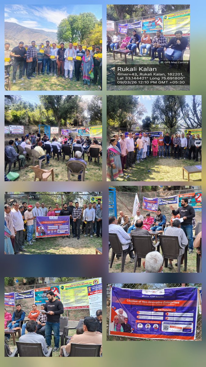deccdoda's tweet photo. Awareness Camp on Mission YUVA held at Panthan, Tehsil Thathri on 9 March 2026.
Youth and local residents sensitised about startup opportunities, loan support and scheme benefits.
Encouraging youth to take the path of self-employment.
#MissionYUVA #StartupIndia #YouthEmpowerment https://t.co/QtEx8AwPhe