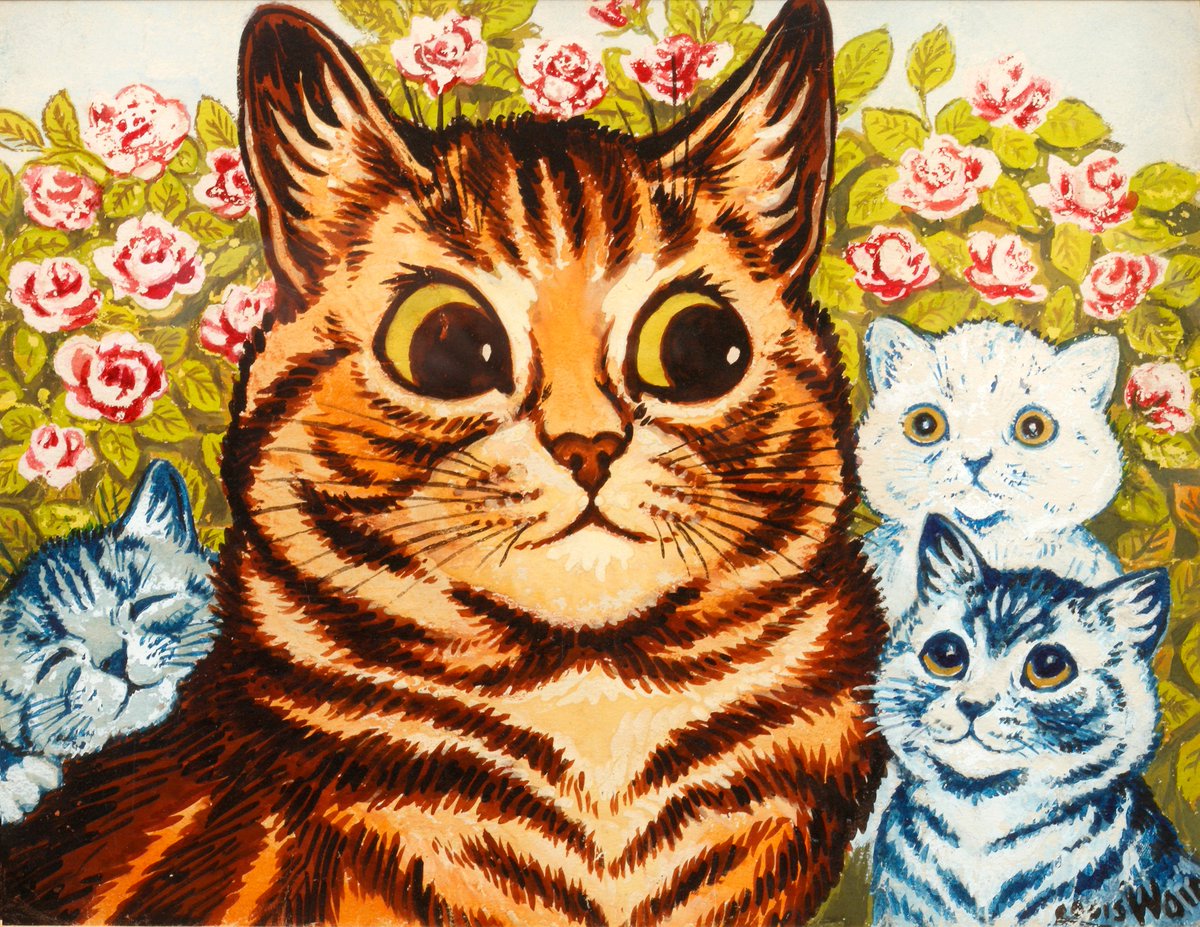 Louis Wain Bot tweet media