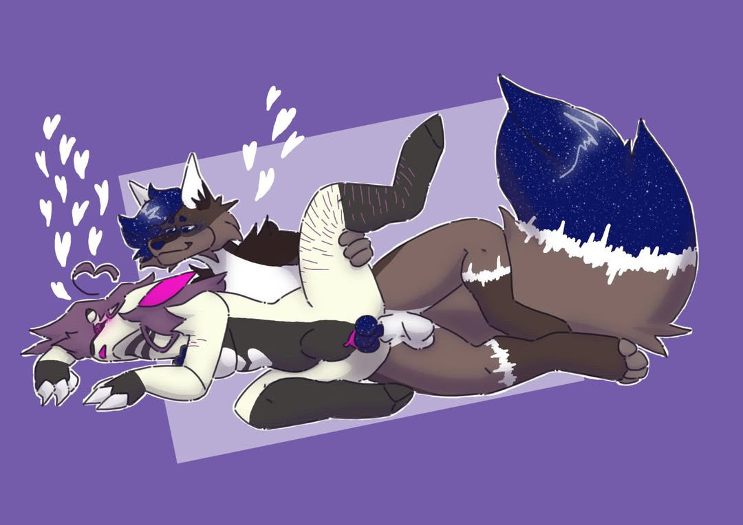 Lazycore_studio's tweet photo. Old art of me and my husband 
#Yiff #paw #Commission #furryartist #furry #furryartwork #furryartists #furryoc https://t.co/SHqzYc8lVH