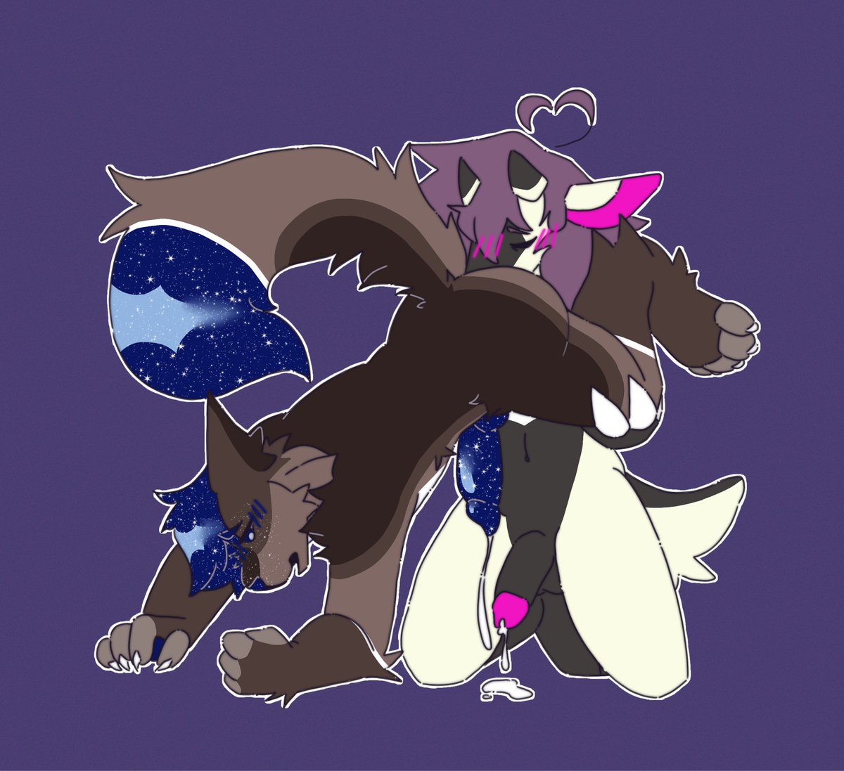 Lazycore_studio's tweet photo. Old art of me and my husband 
#Yiff #paw #Commission #furryartist #furry #furryartwork #furryartists #furryoc https://t.co/SHqzYc8lVH