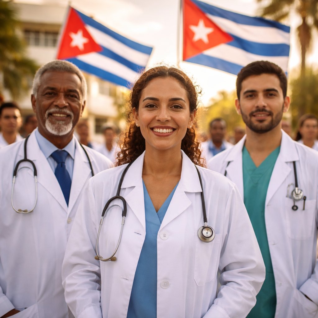 Cuba is widely known for its strong healthcare and education system. 

The country provides free medical education, which encourages many students to become doctors.

 Because of this system, Cuba has one of the highest numbers of doctors per population in the world.

Many Cuban