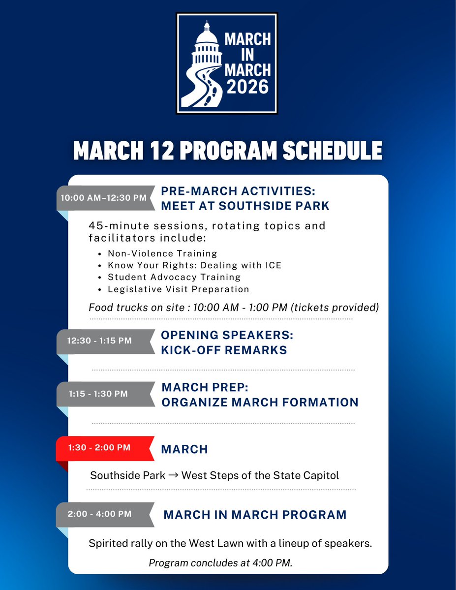 CA March in March Campaign tweet media