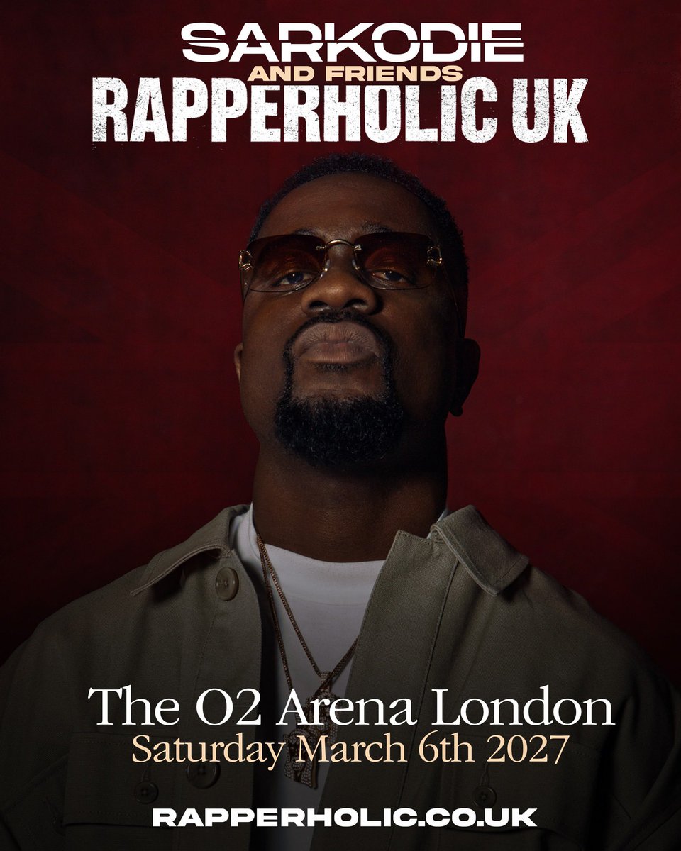 RAPPERHOLIC UK - O2 Arena 🚨🚨

Be the first to Access Presale Tickets 🎟️

◽️Sign Up🇬🇧🔗: rapperholic.london