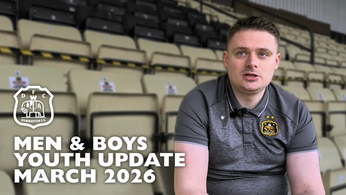Dumbartonfc's tweet photo. 👶 It's been a big season for our Men's Pathway this season.

Hear from our Head of Youth, Gordon Scanlan, as he gives a quick update on the hard work going on to create the Sons stars of the future ⬇️

https://t.co/iANrzZ5pVe https://t.co/T90Od4jFad