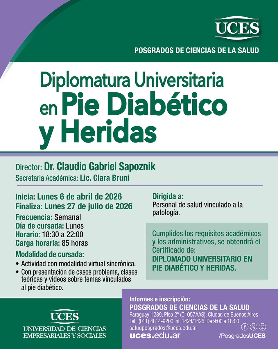 Posgrados UCES tweet media