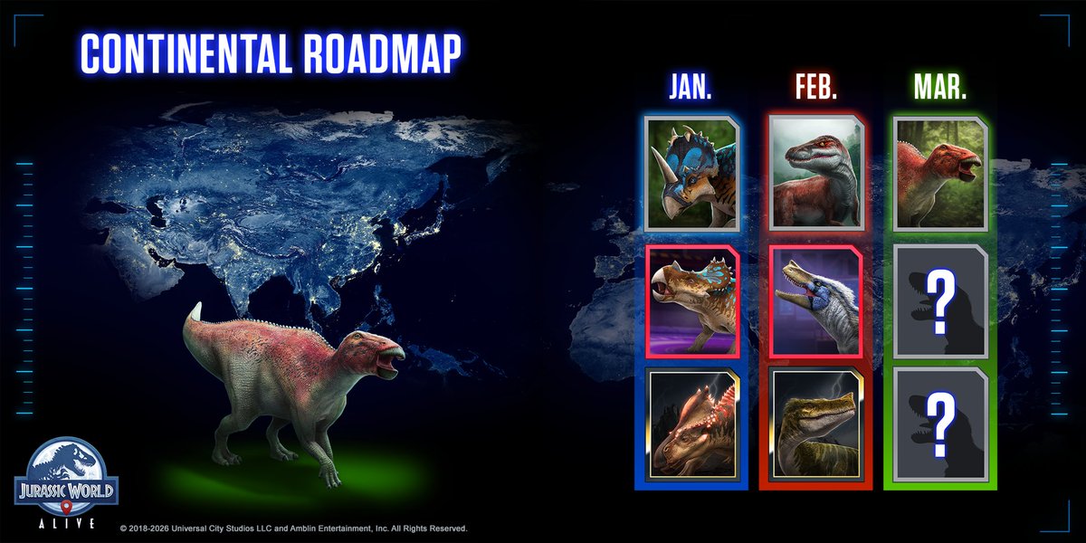 Jurassic World Alive tweet media