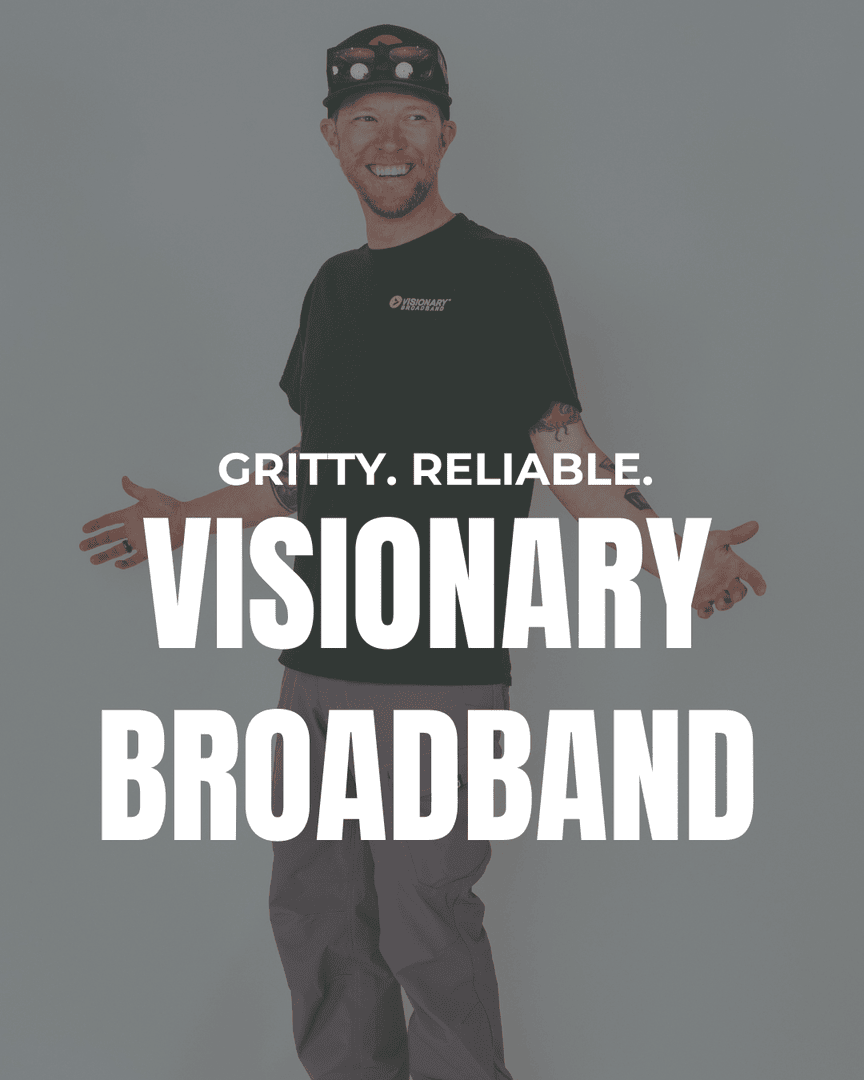 visionaryyeah's tweet image. Gritty. Reliable. Built to keep you connected no matter what. That’s Visionary Broadband. 🤘🔥#visionarybroadband #gritandgrind #reliableinternet #builtforthewest