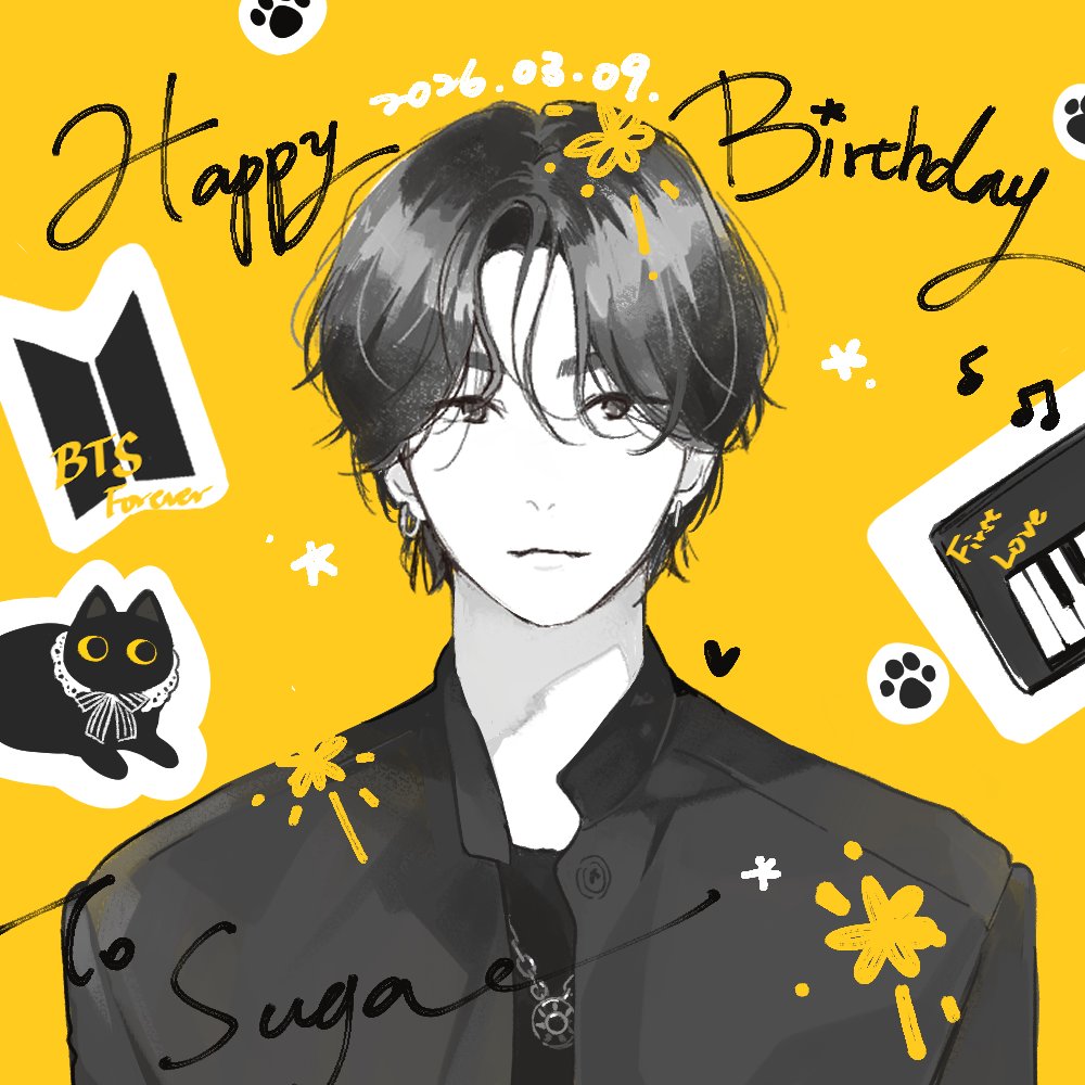 민슈가천재짱짱맨뽕뽕🥳💜🐈‍⬛🎉 生日快樂~
#HAPPYSUGADAY