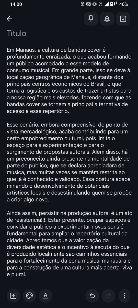 Logoslunares's tweet photo. Manaus poderia ser facilmente um polo artístico cultural https://t.co/5zUJbnTwvs