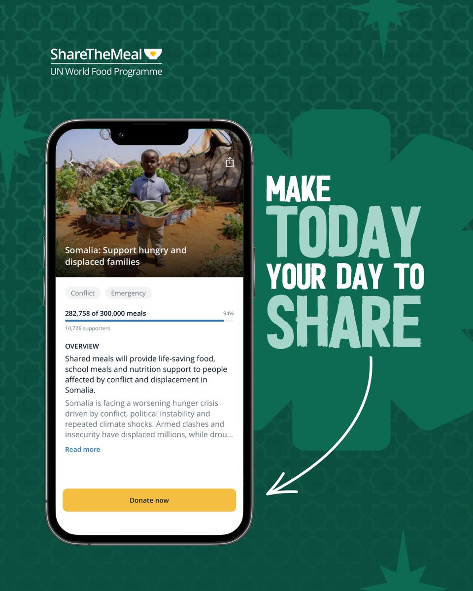 ShareTheMeal - UN World Food Programme tweet media
