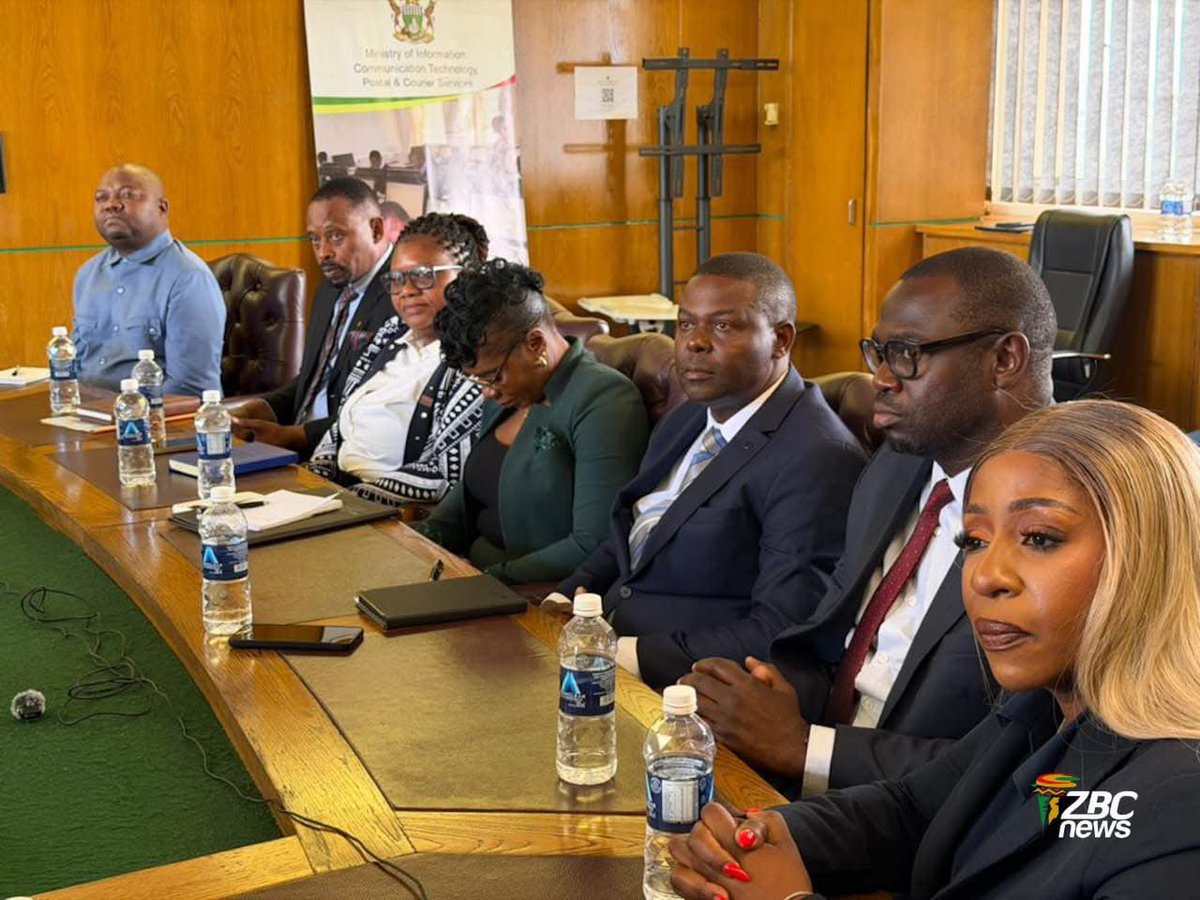 CdeNgomaNeHosho's tweet photo. The new  @Potraz_zw board , appointed by President @edmnangagwa and chaired by Sam Takavarasha Jnr, has been welcomed by @MICTPCS_ZW Minister Hon @TateMavetera .The Board will serve a four-year term as the sector advances digital inclusion towards Vision 2030 . 
#ICTDevelopment https://t.co/5zI2cWnyQl
