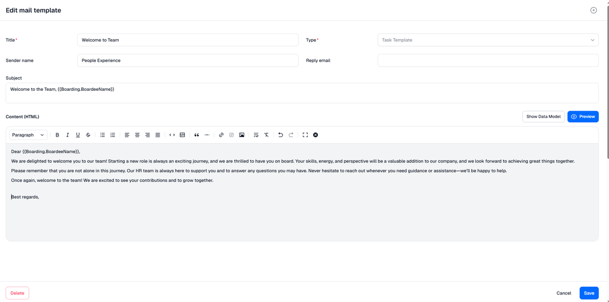 getnewployee's tweet photo. HR designs the systems. Managers bring the warmth. Remote onboarding only works when both show up with intention. 🚀Your new hires first impression isnt a checklist, its how seen they feel on day one. Create automation for warm welcome mail #RemoteWork #Onboarding #FutureOfWork https://t.co/NnohZsTMvq