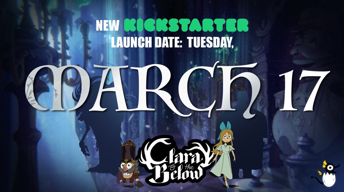 We are pushing the KS launch of #ClaraandtheBelow JUST A FEW DAYS to MARCH 17!!!!  This is my first Kickstarter and everyone with experience was telling me "dude don't launch on a Friday" lol.  Mark your calendars for next Tuesday, which is also St Patrick's day!  THANK YOU!!!!