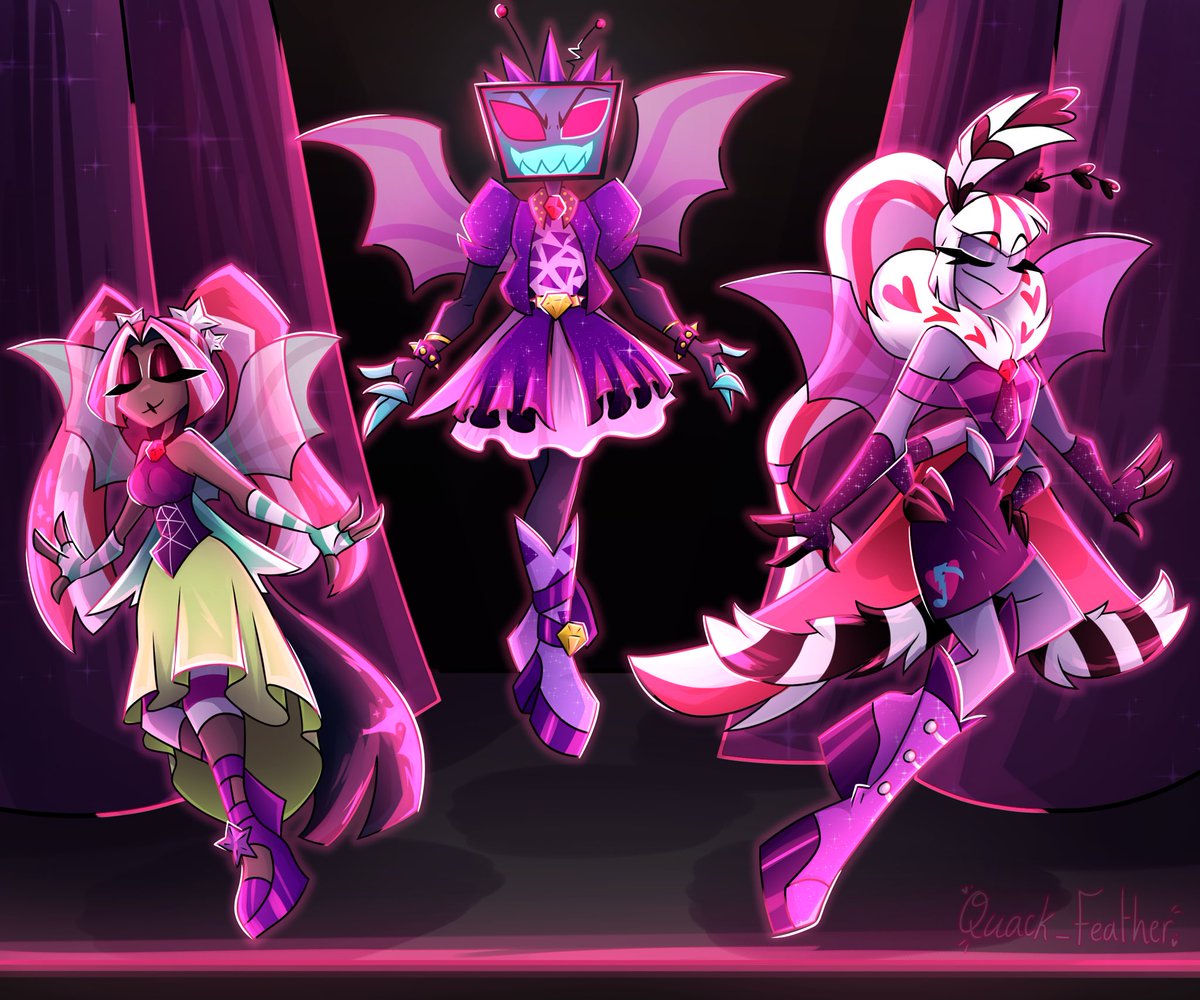 chloe_will85920's tweet photo. Lights glam and a little bit of Hell’s drama 🩷✨
#HelluvaBoss
#VerosikaMayday
#Hellaverse
#HelluvaBossFans
#Vivziepop https://t.co/D28qcEfsD2