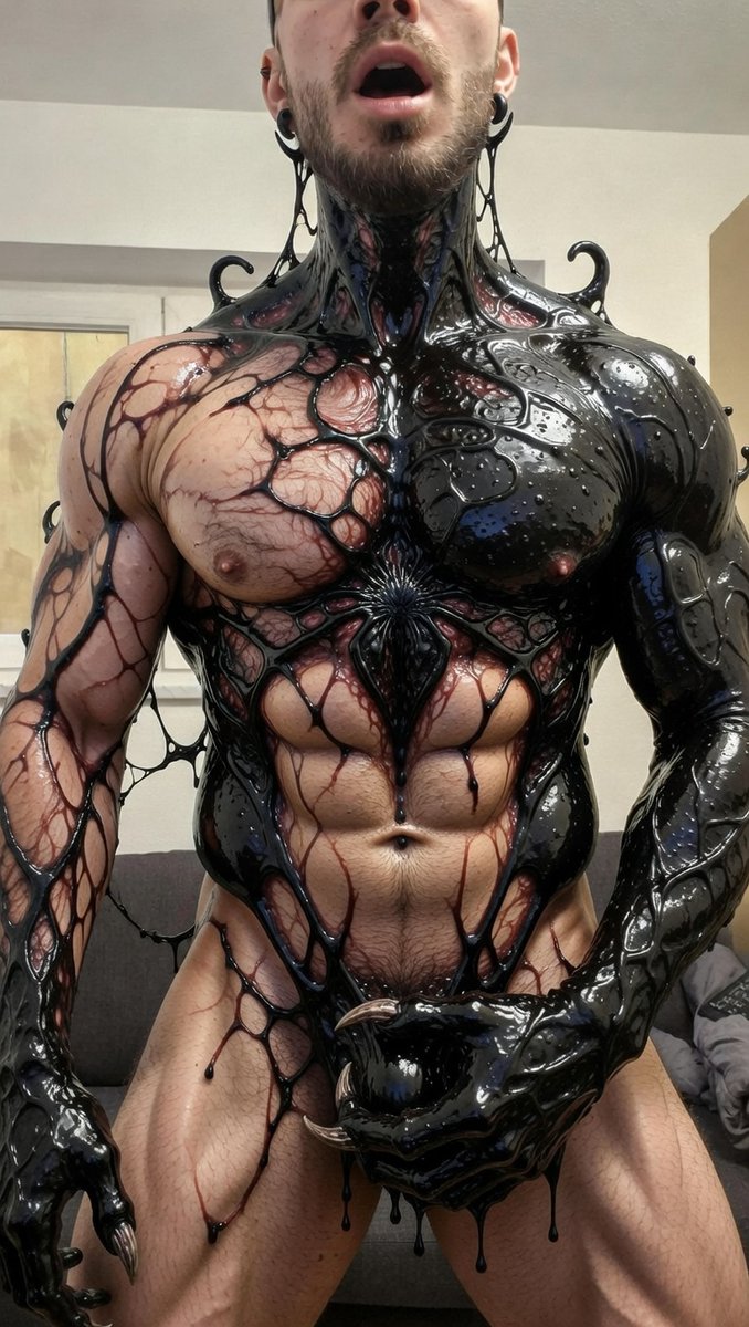 AllDayTurned's tweet photo. Look what it did to me… Wrapped every inch. Made me bigger. Harder. Hungrier. You want a taste too? 🖤👅 https://t.co/0m5S8iNnMB