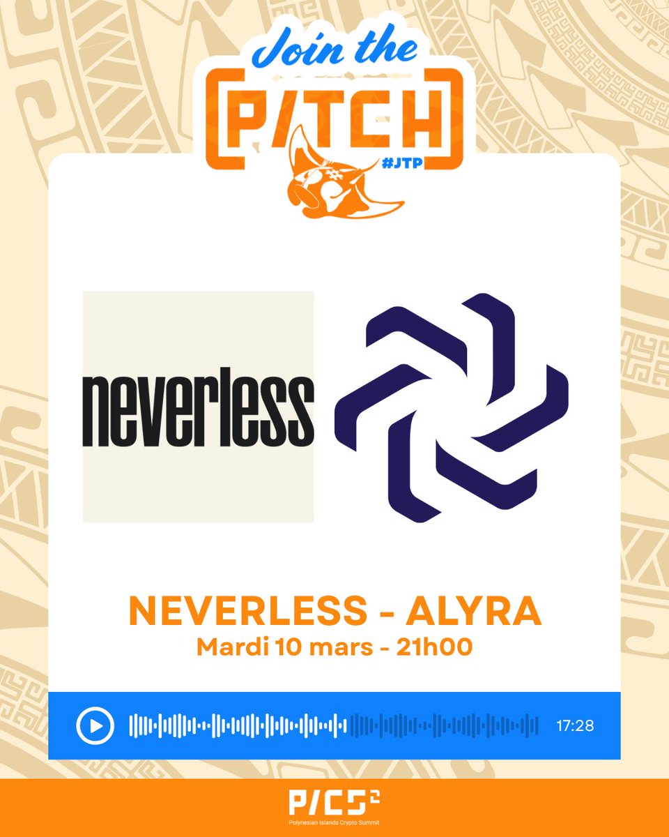 Polynesian Islands Crypto Summit 22-23-24 mai 2026 tweet media