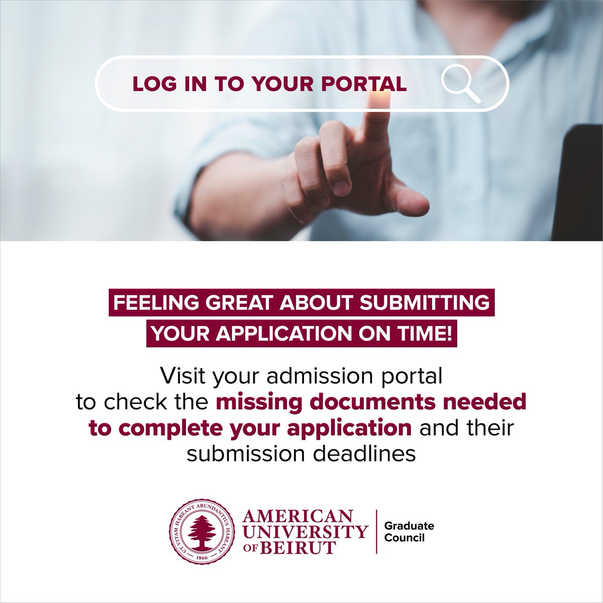 AUB Graduate Council tweet media