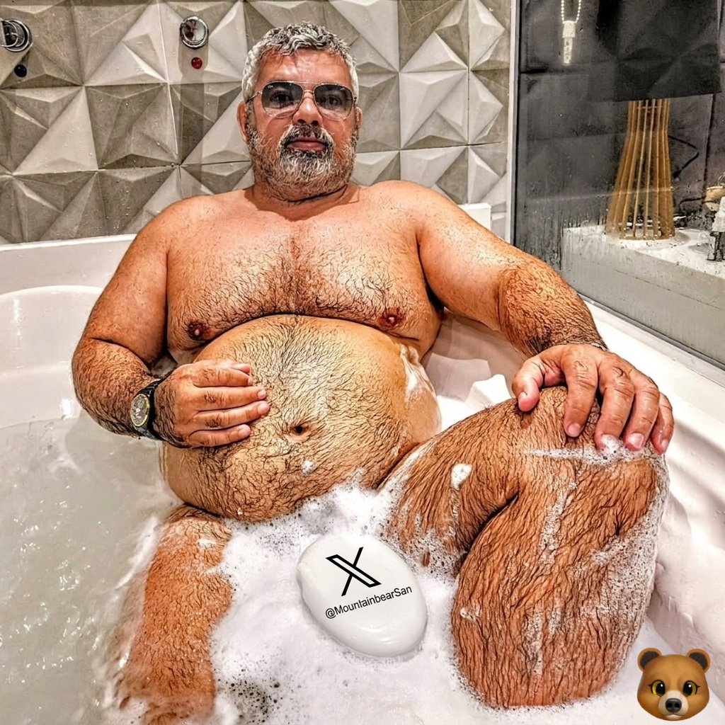 Um momento de paz em casa. A simplicidade é extraordinária! 🐻🛁🧼