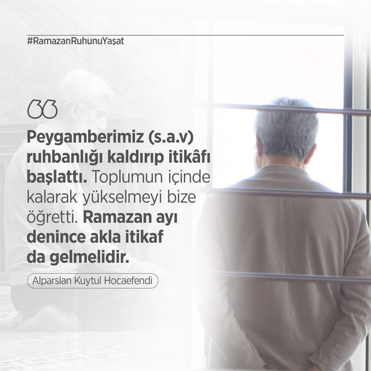 Ramazan ayı denince itikaf ile Allah'a yakınlık gelmeli akıllara...
Vakit itikafVakti
#RamazanRuhunuYaşat