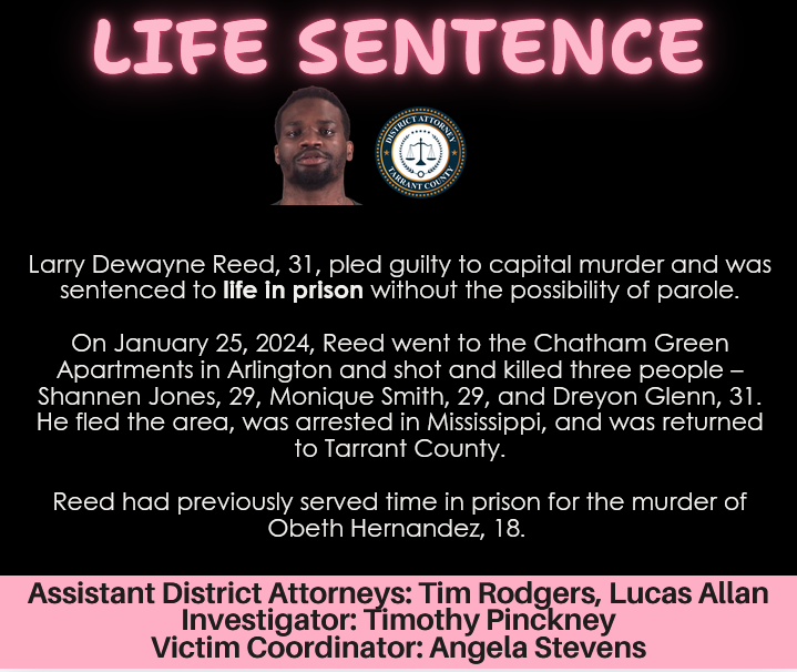 Tarrant County DA tweet media