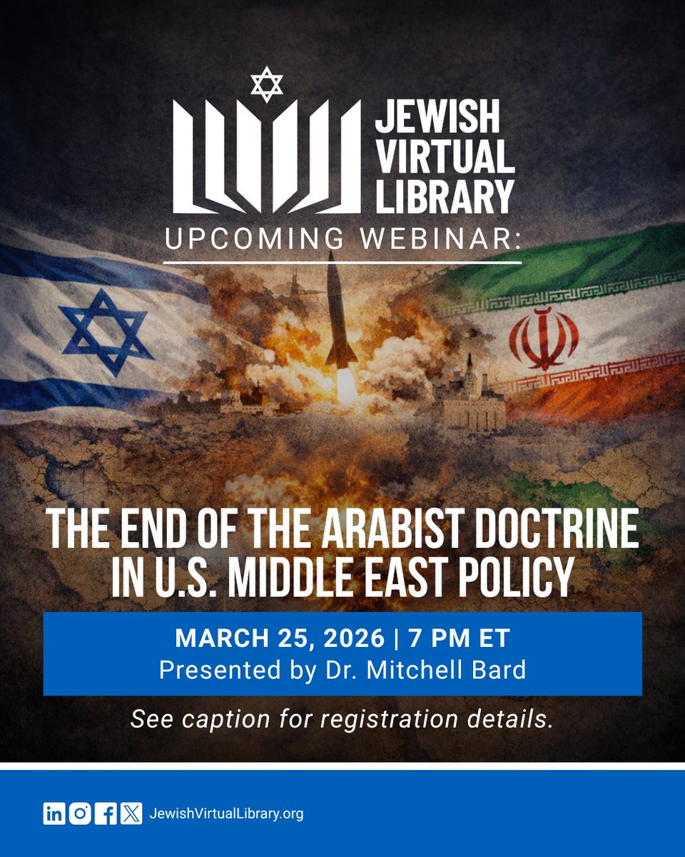 Jewish Virtual Library (JVL) tweet media