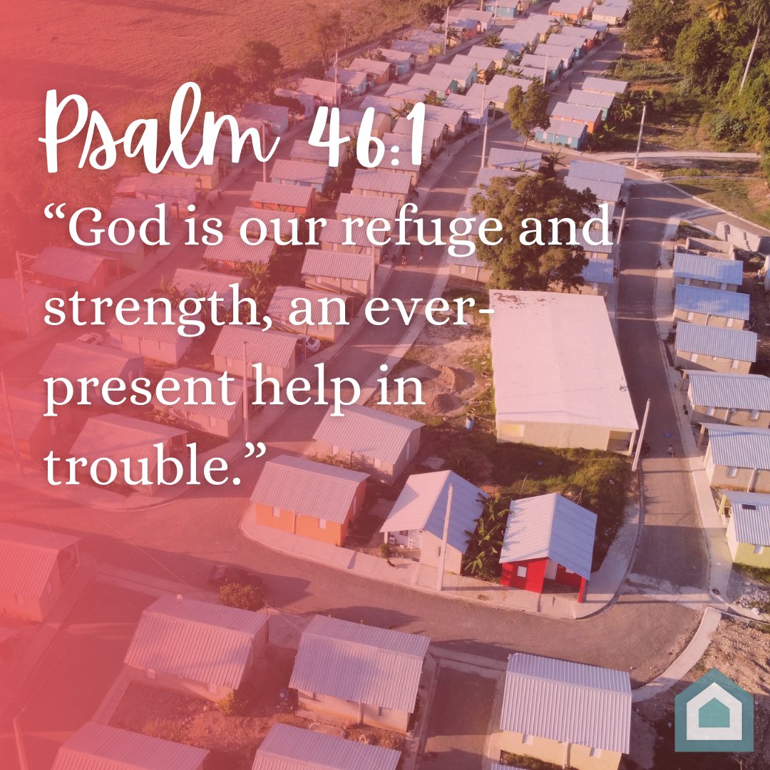 SamaritanFdn's tweet photo. A wonderful reminder of where our refuge and strength are found. ✝️  
#Psalm46 #ScriptureOfTheMonth #TheSamaritanFoundationDR https://t.co/nMA4w1jagZ