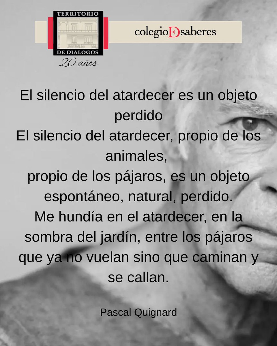 SaberesColegio's tweet photo. #colegiodesaberes #pscoanalisis #arte #Poesía #subjetividad #filosofia https://t.co/Zbsz6SnFNW