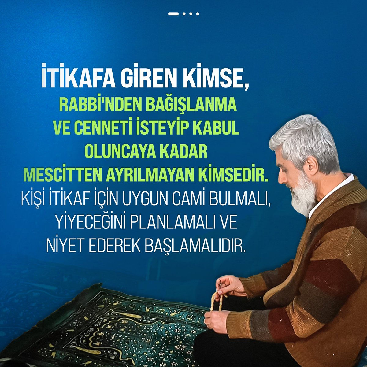 Bağışlanmak için 
Vakit itikafVakti
#RamazanRuhunuYaşat