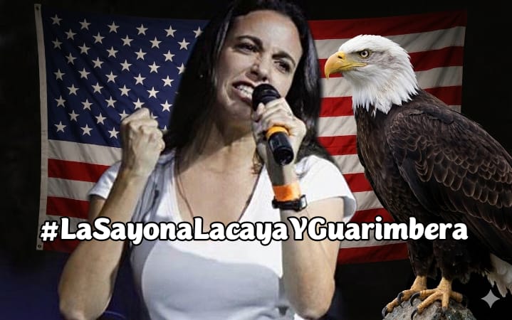 pasion_rojita's tweet photo. @KleiAlDia MCM apatrida, pidió invasión yanqui, respalda al fascismo, aborrece al Libertado,  y pretende que Venezuela sea una colonia. 

¡Con contundencia, digamos no al terrorismo!

#𝙇𝙖𝙎𝙖𝙮𝙤𝙣𝙖𝙇𝙖𝙘𝙖𝙮𝙖𝙔𝙂𝙪𝙖𝙧𝙞𝙢𝙗𝙚𝙧𝙖 https://t.co/NHKSXYlVsk